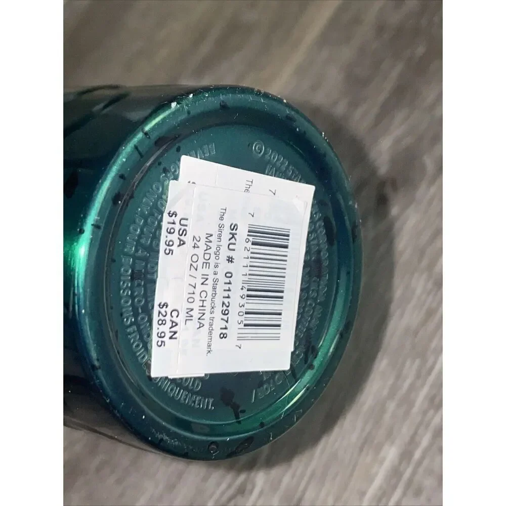 New Starbucks 2024 Anniversary Siren Core Green Scales Spotted SS Tumbler